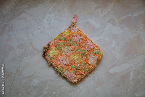 burned potholder photo