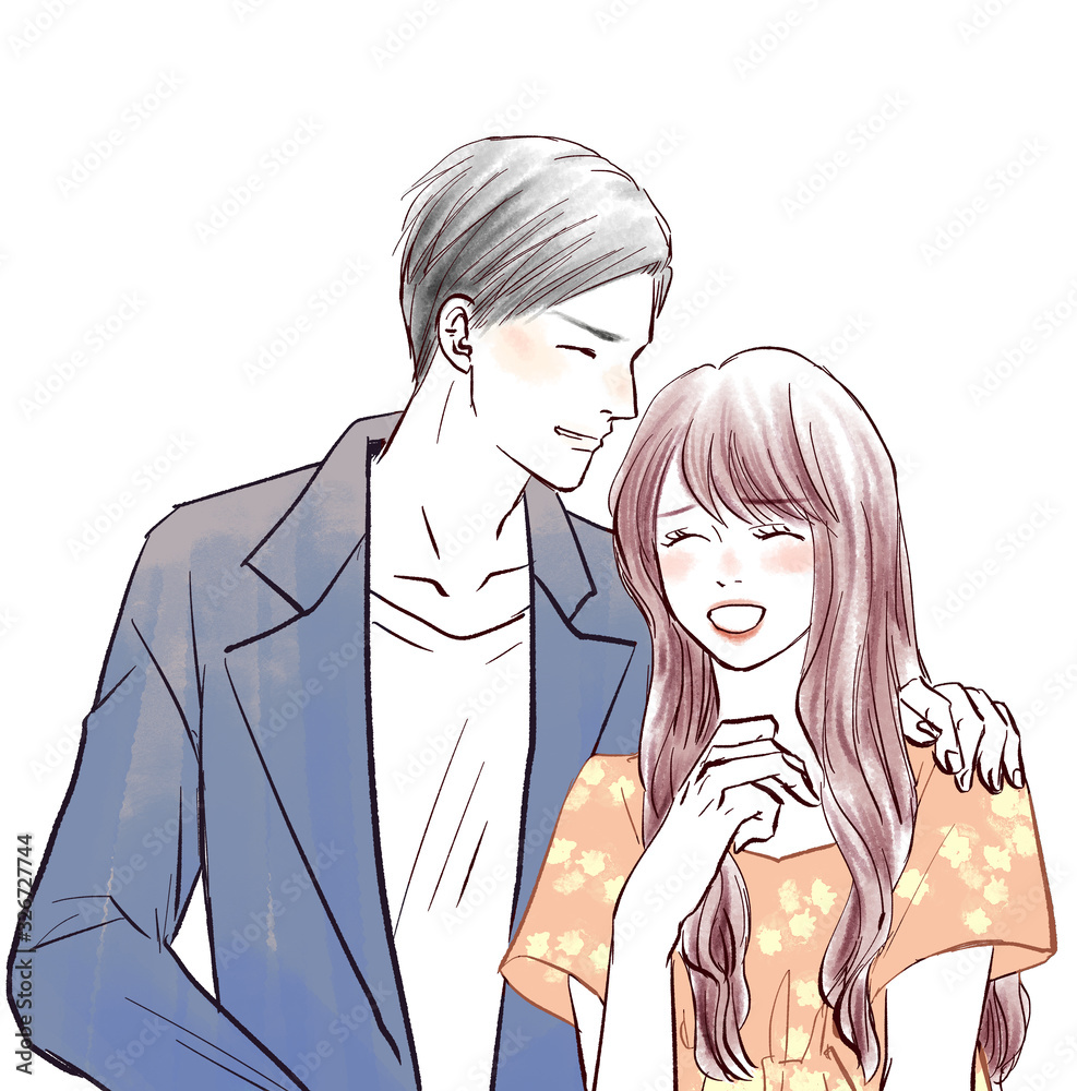 カップル 男女 恋愛 笑顔 Stock イラスト Adobe Stock カップル 男女 恋愛 笑顔 Stock イラスト Adobe Stock