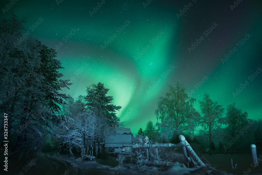 Obraz premium Northern Lights Aurora Borealis