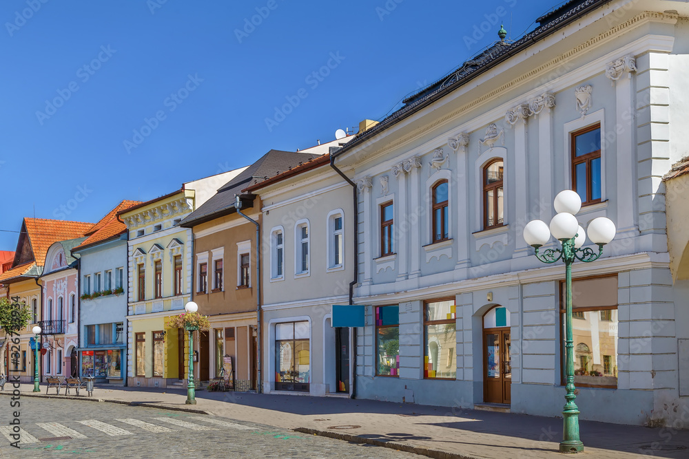Street in Kezmarok, Slovakia