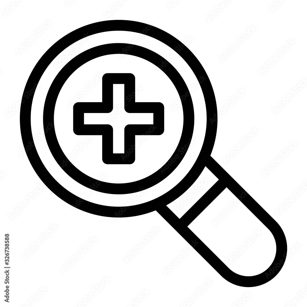 Zoom in icon. Magnifying glass symbol. Loupe, magnifier sign. Zoom in icon. Magnifying glass symbol. Loupe, magnifier sign.