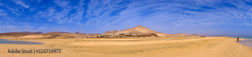 Strandlandschaft am Playa de la barca auf Fuerteventura