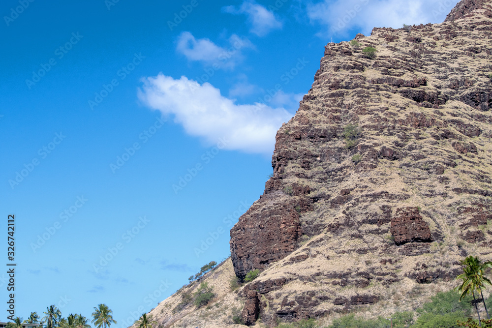 Fototapeta premium Mount Ka'ala in the Waianae Mountain Range Oahu Hawaii
