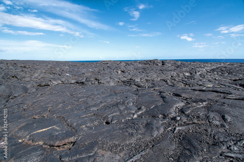 Mauna Ulu lava flows in Big Island Hawaii