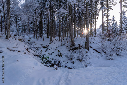 Winter im Bärental, Kärnten photo