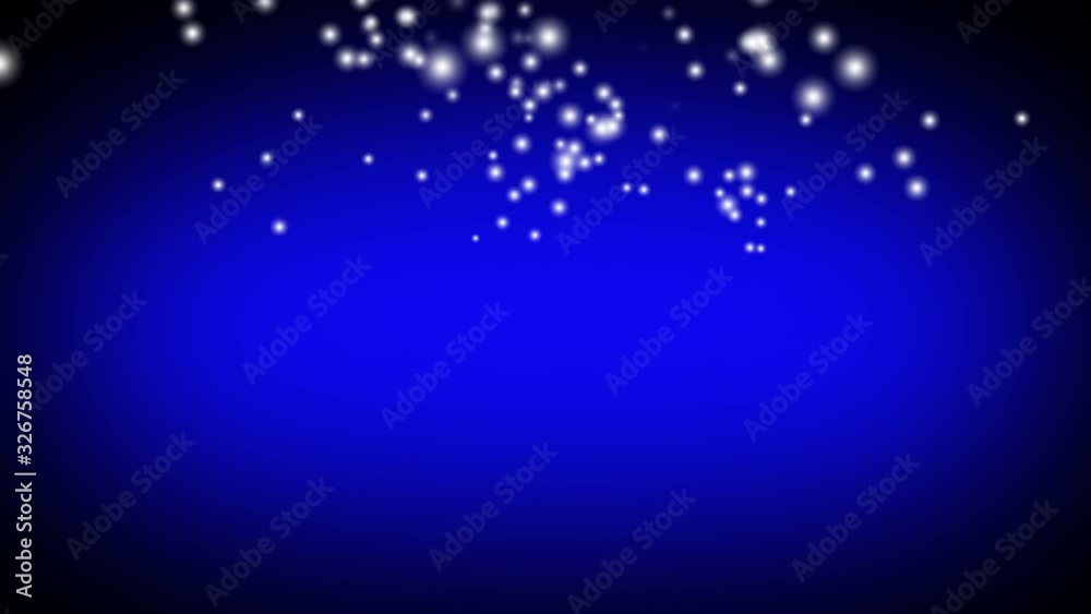 Winter Snow Animation Loop Christmas Background Blue Winter Snow Animation Loop Christmas Background Blue