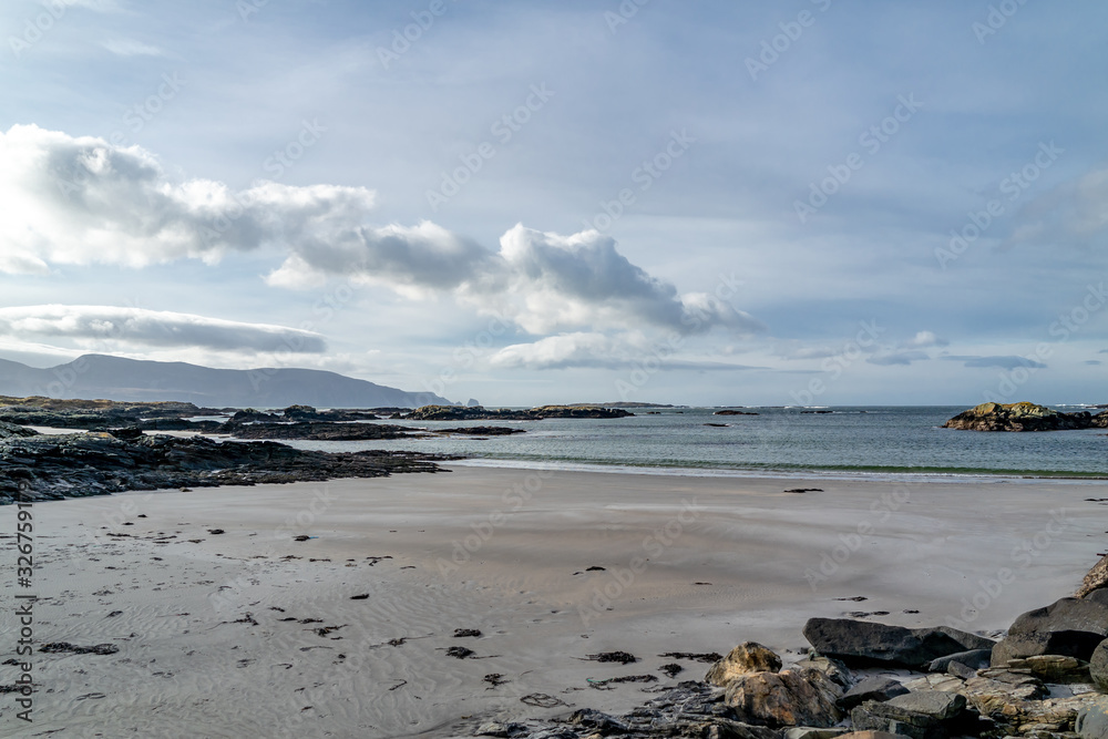 The coastline at Rossbeg beach in County Donegal - Ireland