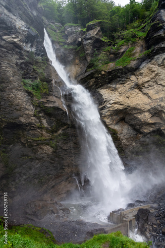 Reichenbach Falls waterfall in Switzerland.