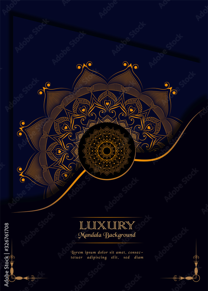 Obraz premium Luxury Mandala Background