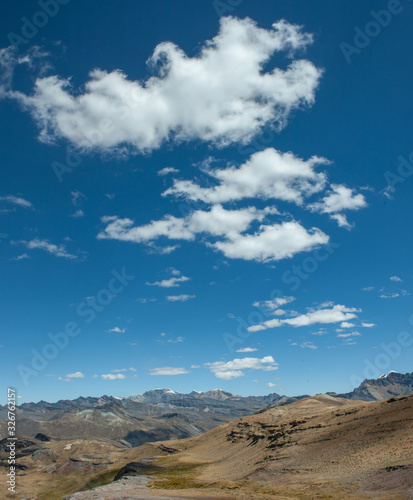 Huascar  n National Park Peru Mataraju mountains Yungay Cordillera Blanca