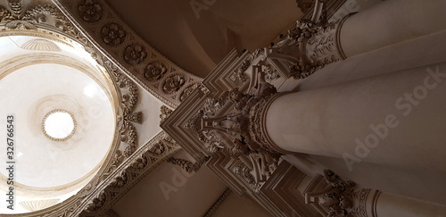 Obraz na płótnie Apulia, Italy - detail of inside of old architecture church