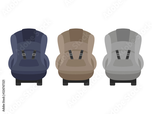 チャイルドシートのイラスト