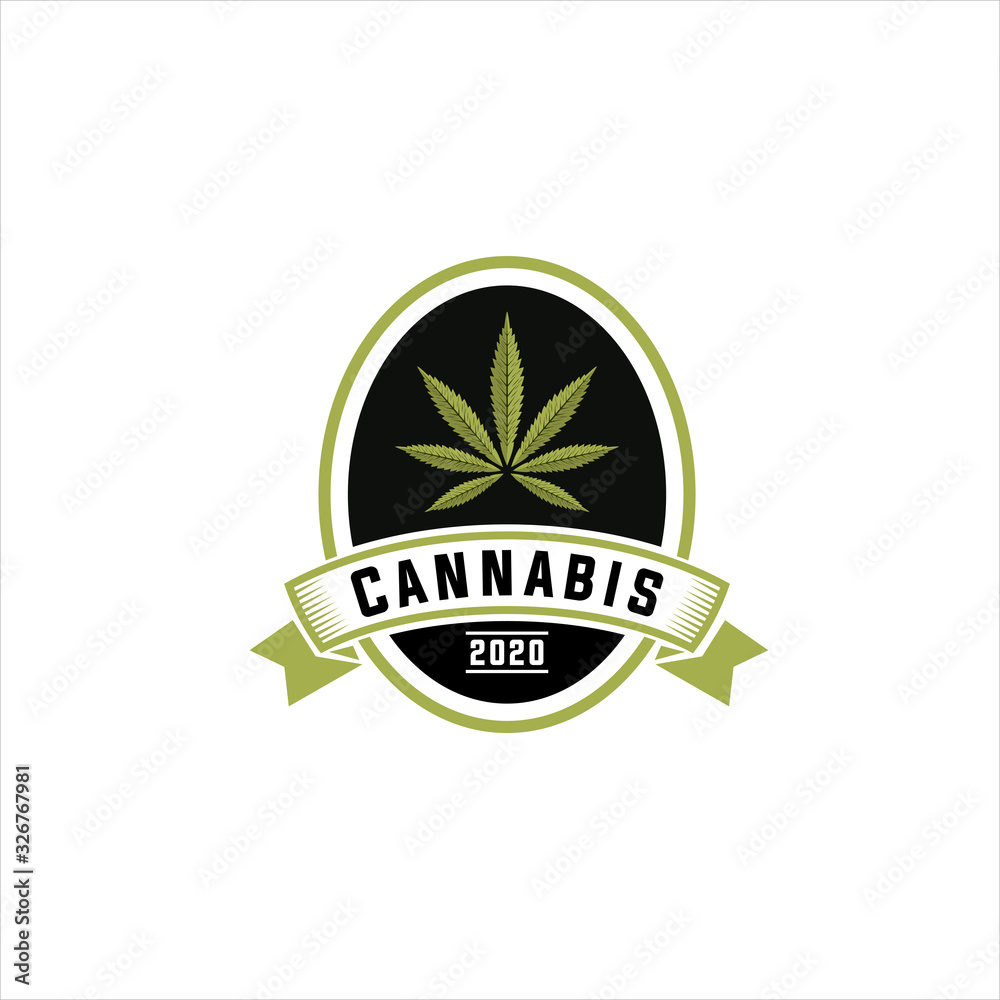 cannabis and marijuana logo design elements. Vector illustration and logotype template, Medical cannabis logo vintage cannabis and marijuana logo design elements. Vector illustration and logotype template, Medical cannabis logo vintage