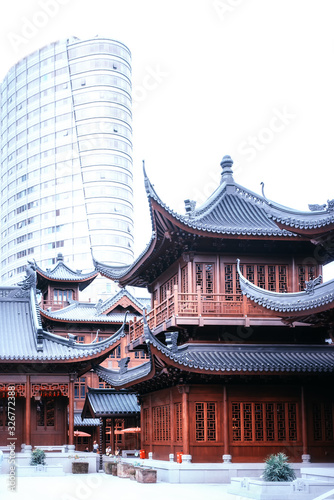 Canvas Print Jade Buddha Temple Shanghai