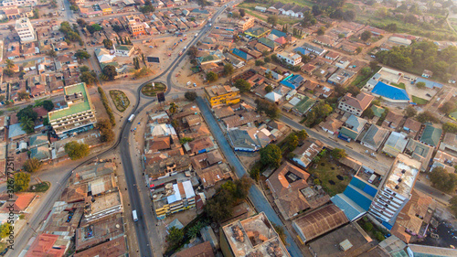 aerial view of the morogoro town