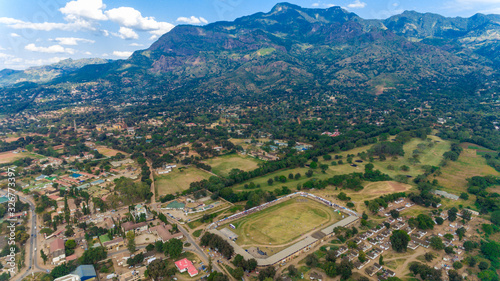 aerial view of the morogoro town