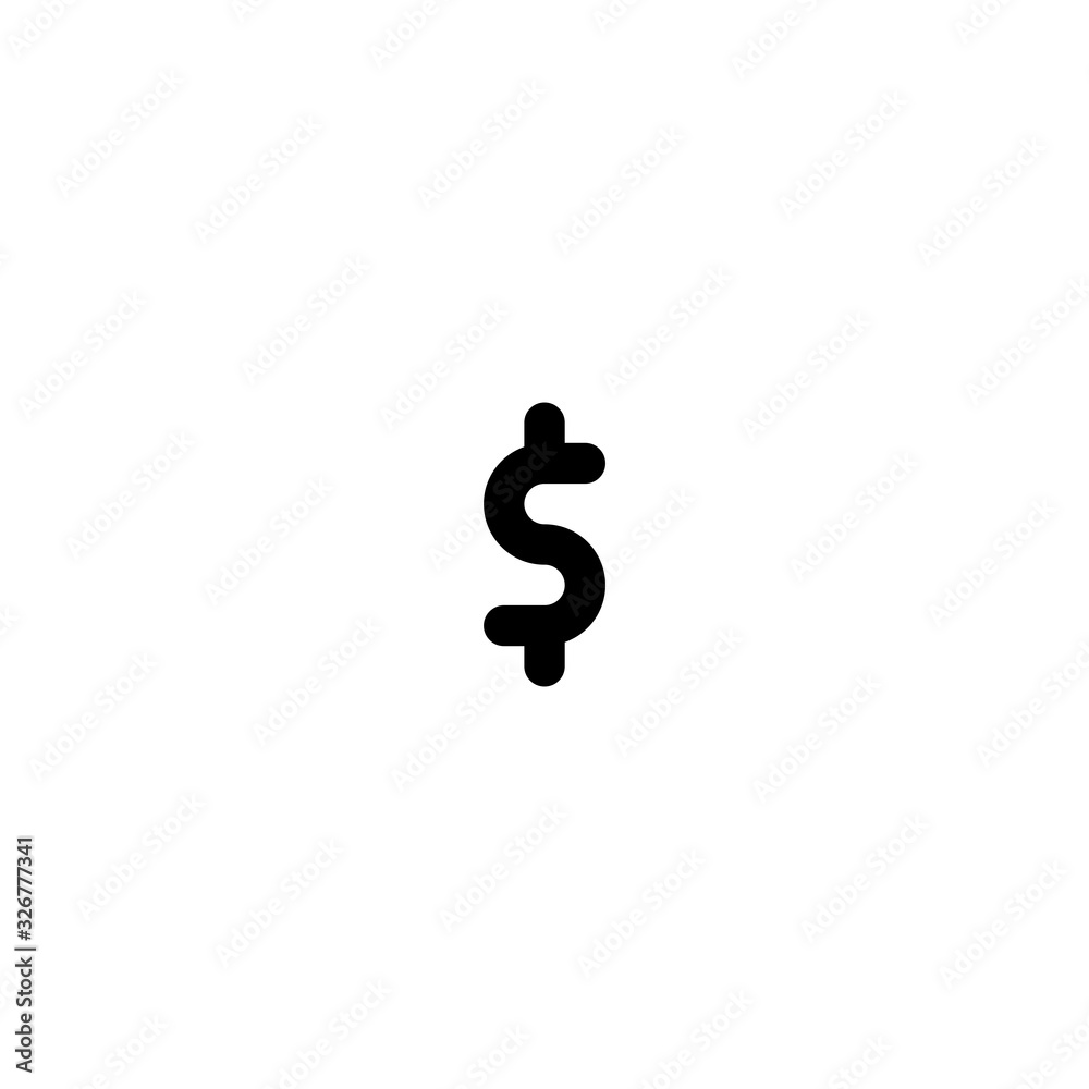 Dollar icon. Money currency symbol. Logo design element Dollar icon. Money currency symbol. Logo design element