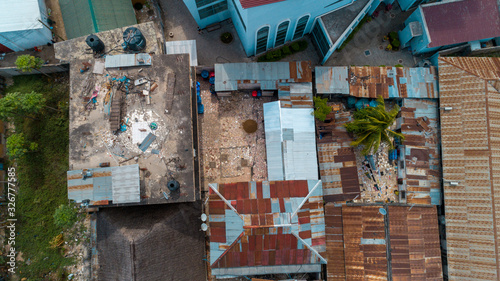 aerial view of the temeke area in Dar es Salaam