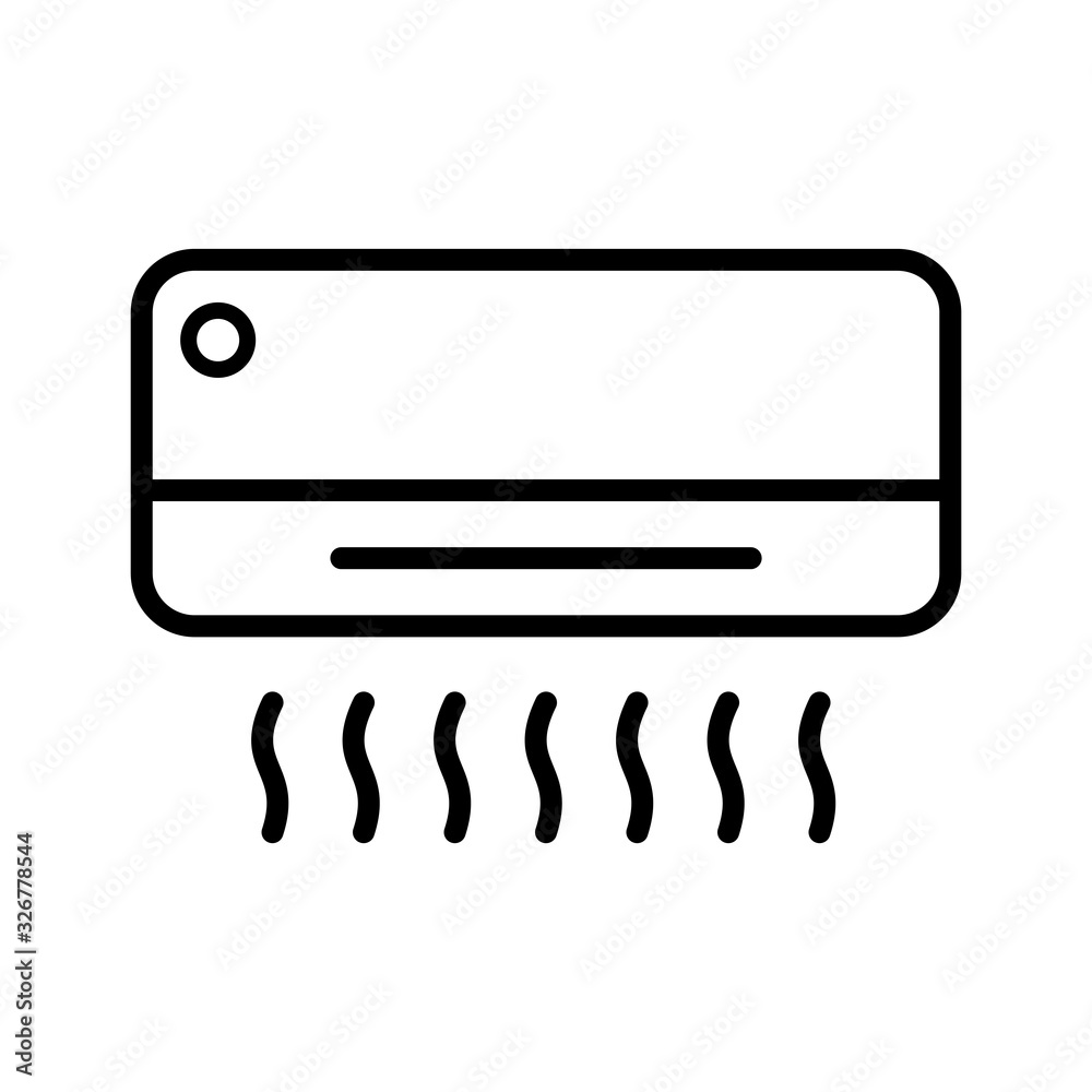 air conditioning icon vector air conditioning icon vector