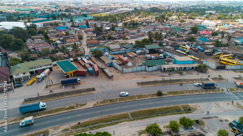 aerial view of the temeke area in Dar es Salaam © STORYTELLER