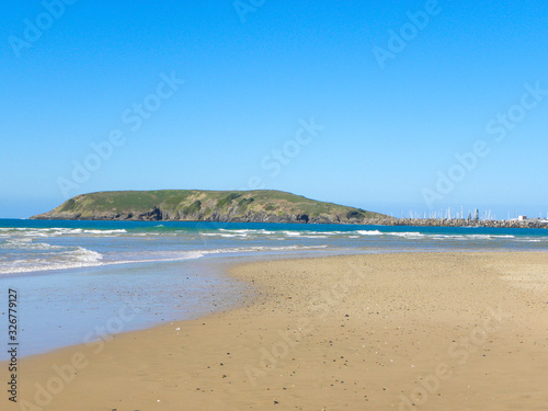 Nelson Bay Beach in Port Stephens near Newcastle Beach in New South Wales Australia