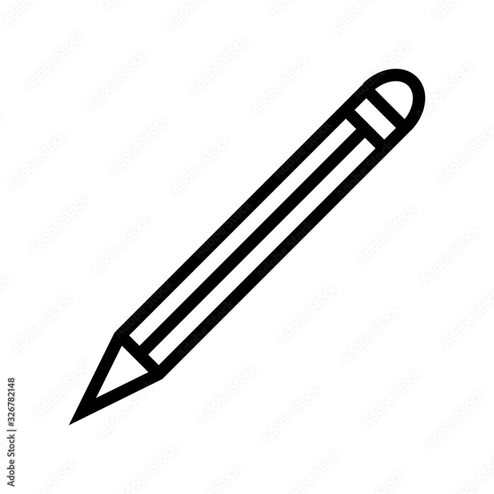 pencil icon vector template pencil icon vector template