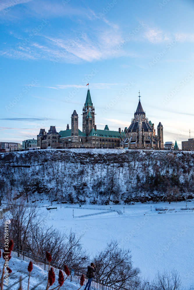 Fototapeta premium Parliament of Canada in Ottawa