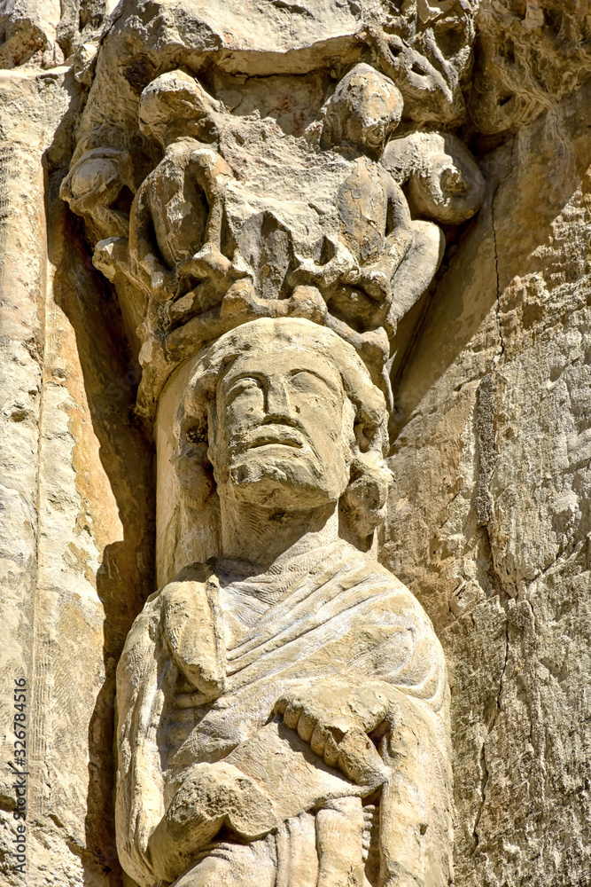 Detalle Imagenes en iglesia de San Martin, Segovia