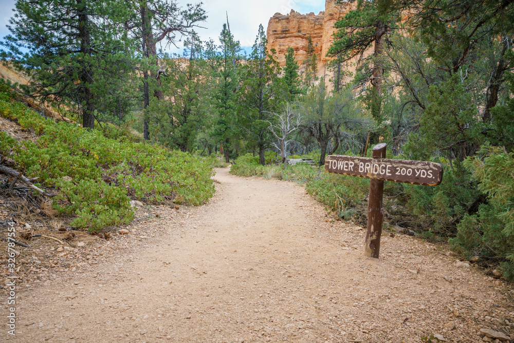 hiking the fairyland loop trail in bryce canyon national park, utah, usa hiking the fairyland loop trail in bryce canyon national park, utah, usa