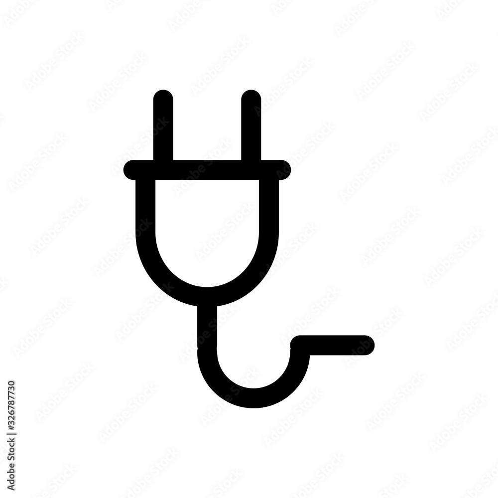 plug icon vector template plug icon vector template