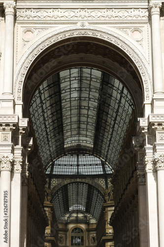 detail of Vittorio Emanuele II gallery  Italy