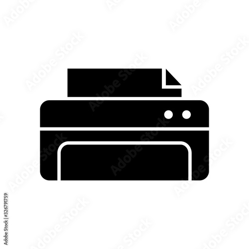 printer icon vector template
