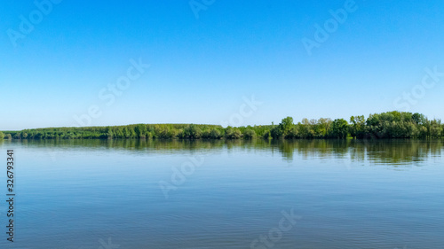 landscape with river and sky