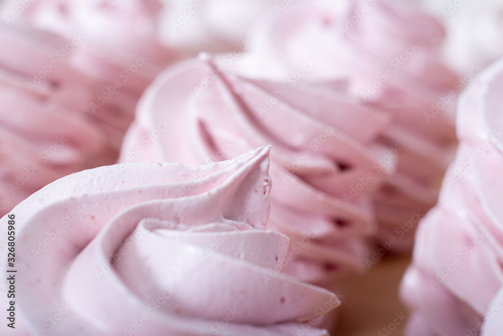 Beautiful pink marshmallows Beautiful pink marshmallows