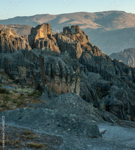 Bosque de peidras. City of Rocks. Peru. Jatun de Machay.  photo