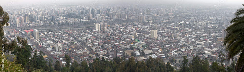Santiago de Chile. Chile. South America. Aerial. Panorama