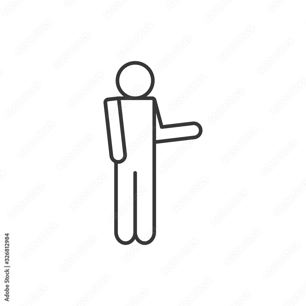 Isolated avatar line style icon vector design Isolated avatar line style icon vector design