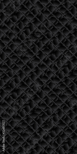 Leather finish. Abstract hexagons background. Modern screen vector design for mobile app