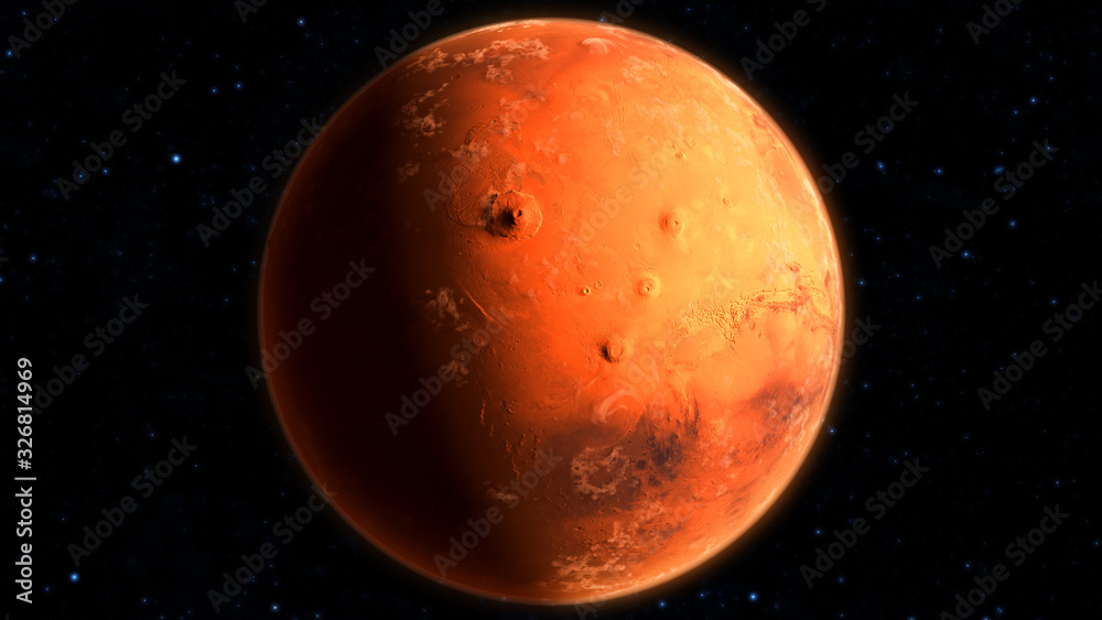 Extra High Resolution of MARS planet 8k 3d illustration Extra High Resolution of MARS planet 8k 3d illustration