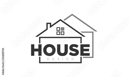 House simple modern vector icon