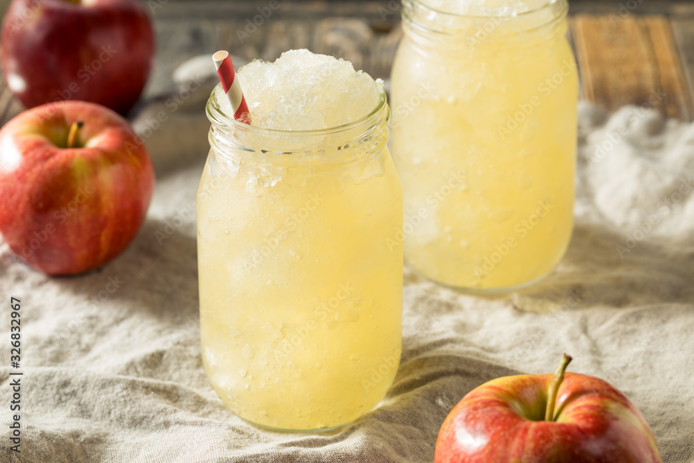 Boozy Frozen Hard Cider Slushy Boozy Frozen Hard Cider Slushy