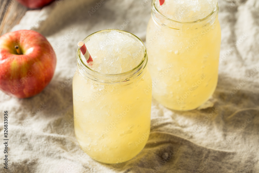 Boozy Frozen Hard Cider Slushy