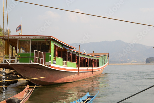 boat in mekong river