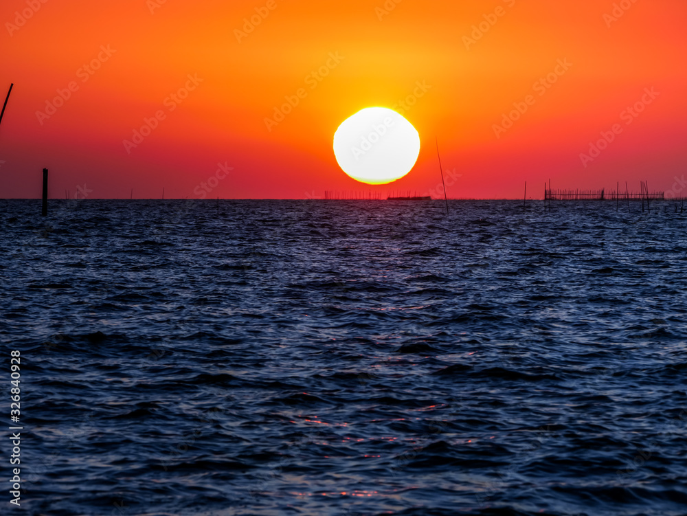Photos of the sunset on the sea at Wonnapa Beach Thailand. Photos of the sunset on the sea at Wonnapa Beach Thailand.