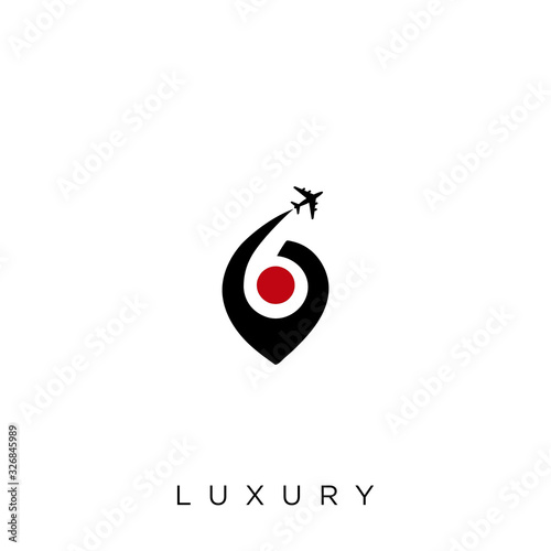 air plane logo travel
