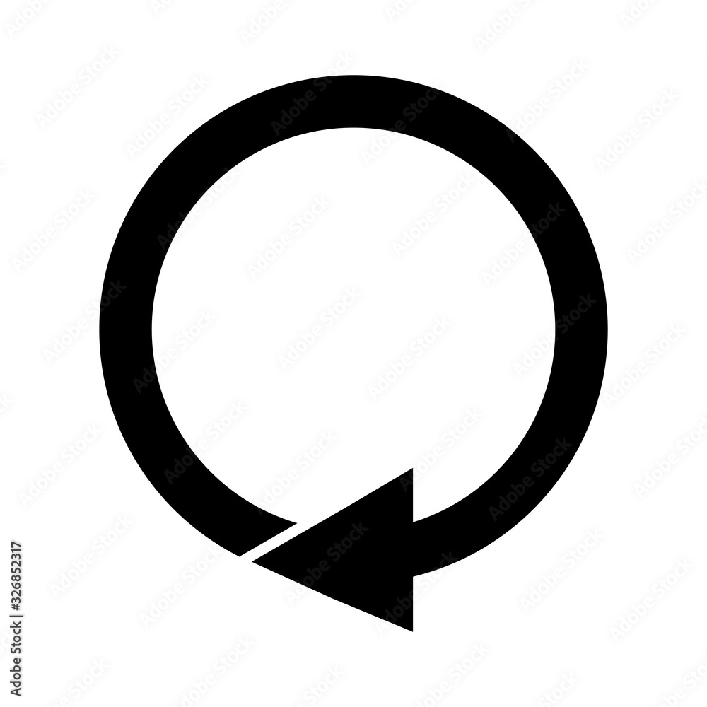 rotate arrow icon vector template rotate arrow icon vector template