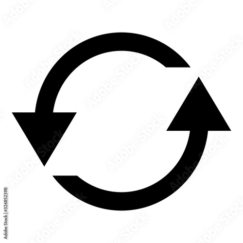 rotate arrow icon vector template