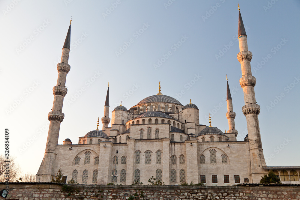 View of sultanahmet Mosque. Blue Mosque, Turkey