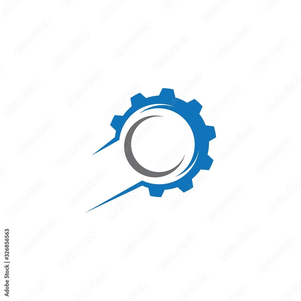 Gear logo vector icon Gear logo vector icon