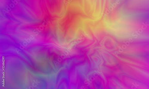 Abstract blurred gradient background in bright rainbow colors. Beautiful psychedelic art. Spectrum light texture. Vintage retro.